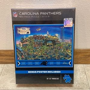 NWT NFL Carolina Panthers 500 Piece Find Joe Journey Man Puzzle